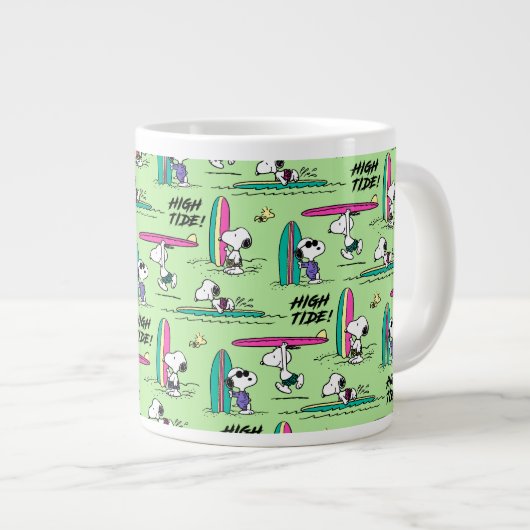 Erdnüsse | Snoopy Ocean High Tide Muster Jumbo-Tasse (Vorderseite Rechts)
