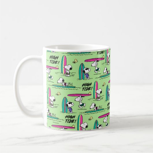 Erdnüsse | Snoopy Ocean High Tide Muster Kaffeetasse (Links)