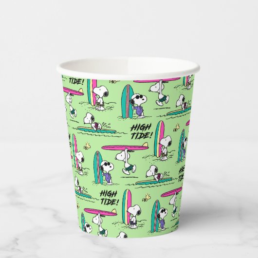 Erdnüsse | Snoopy Ocean High Tide Muster Pappbecher (Links)