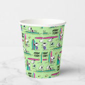 Erdnüsse | Snoopy Ocean High Tide Muster Pappbecher (Rechts)