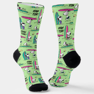 Erdnüsse   Snoopy Ocean High Tide Muster Socken