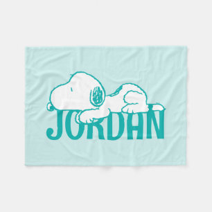 Erdnüsse Snoopy Pastel Baby Fleecedecke