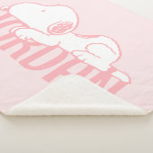 Erdnüsse | Snoopy Pastel Baby Sherpadecke (3/4)