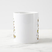 Erdnüsse | Snoopy Pile von Blätter Jumbo-Tasse (Vorderseite)