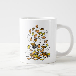 Erdnüsse   Snoopy Pile von Blätter Jumbo-Tasse