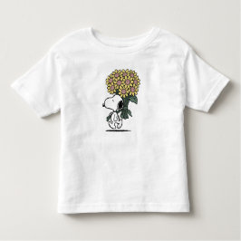Erdnüsse Snoopy Pink-Daisy-Blume Kleinkind T-shirt