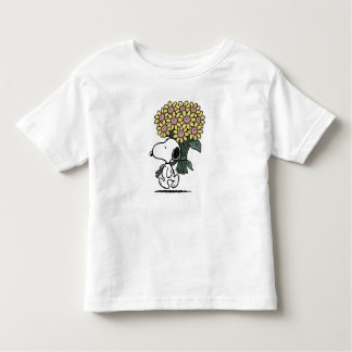 Erdnüsse Snoopy Pink-Daisy-Blume Kleinkind T-shirt