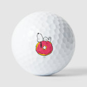 Erdnüsse | Snoopy Pink Donut Golfball (Vorderseite)