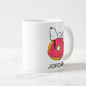 Erdnüsse | Snoopy Pink Donut Jumbo-Tasse (Vorderseite Rechts)