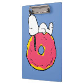 Erdnüsse | Snoopy Pink Donut Klemmbrett (Links)
