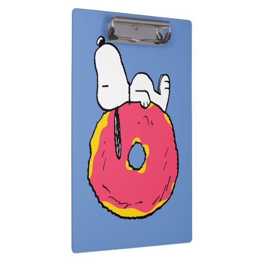 Erdnüsse | Snoopy Pink Donut Klemmbrett (Rechts)