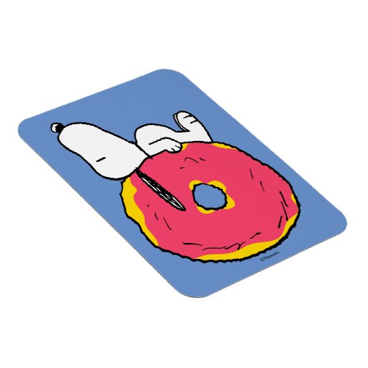 Erdnüsse | Snoopy Pink Donut Magnet (Rechte Seite)