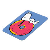 Erdnüsse | Snoopy Pink Donut Magnet (Linke Seite)