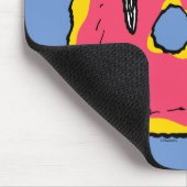 Erdnüsse | Snoopy Pink Donut Mousepad (Ecke)