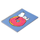 Erdnüsse | Snoopy Pink Donut Notizblock (Linke Seite)
