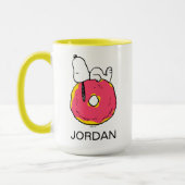 Erdnüsse | Snoopy Pink Donut Tasse (Links)