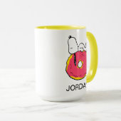 Erdnüsse | Snoopy Pink Donut Tasse (VorderseiteRechts)