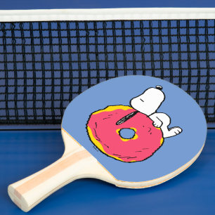 Erdnüsse   Snoopy Pink Donut Tischtennis Schläger