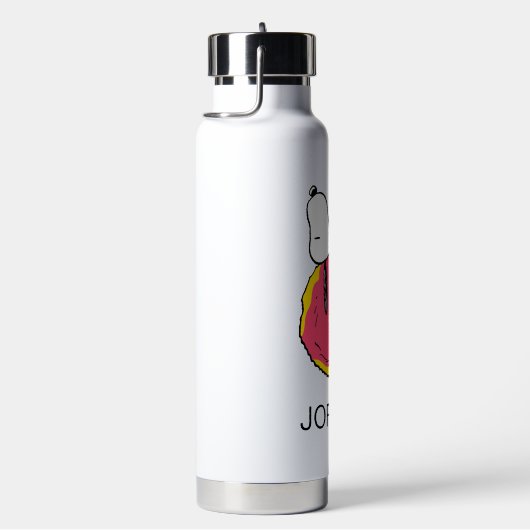 Erdnüsse | Snoopy Pink Donut Trinkflasche (rechts)