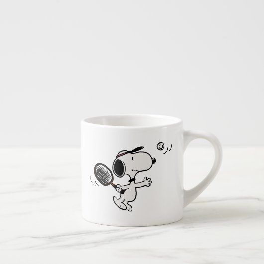 Erdnüsse | Snoopy Plays Tennis Espressotasse (Rechts)