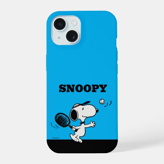 Erdnüsse | Snoopy Plays Tennis iPhone 15 Hülle (Rückseite)