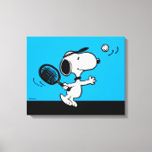 Erdnüsse | Snoopy Plays Tennis Leinwanddruck (Vorderseite)