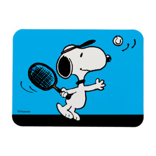Erdnüsse   Snoopy Plays Tennis Magnet