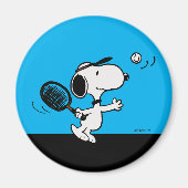 Erdnüsse | Snoopy Plays Tennis Magnet (Vorne)