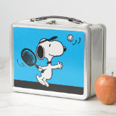 Erdnüsse | Snoopy Plays Tennis Metall Brotdose (Beispiel)