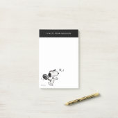 Erdnüsse | Snoopy Plays Tennis Post-it Klebezettel (Auf Schreibtisch)