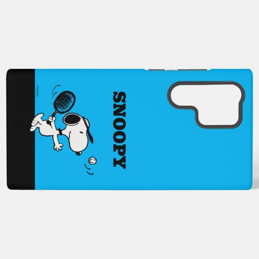 Erdnüsse | Snoopy Plays Tennis Samsung Galaxy Hülle (Rückseite (Horizontal))
