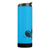 Erdnüsse | Snoopy Plays Tennis Thermosbecher (Nach links gedreht)