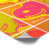 Erdnüsse | Snoopy Pop-Art-Muster Poster (Ecke)