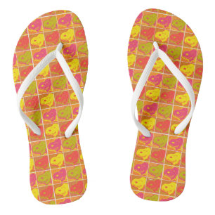 Erdnüsse Snoopy Pop Art Pattern Badesandalen