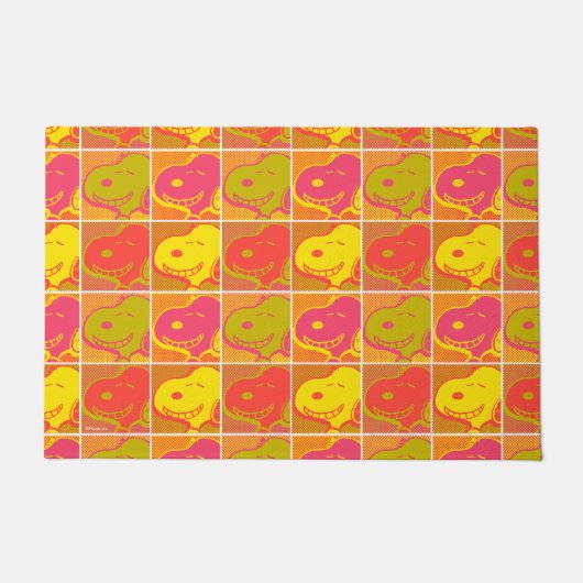 Erdnüsse | Snoopy Pop Art Pattern Fußmatte (Vorderseite)