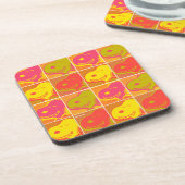 Erdnüsse | Snoopy Pop Art Pattern Getränkeuntersetzer (Linke Seite)