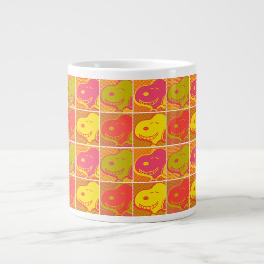 Erdnüsse | Snoopy Pop Art Pattern Jumbo-Tasse (Vorderseite)