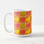 Erdnüsse | Snoopy Pop Art Pattern Kaffeetasse (Links)