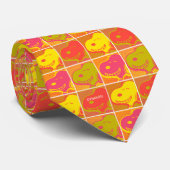 Erdnüsse | Snoopy Pop Art Pattern Krawatte (Gerollt)