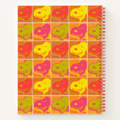 Erdnüsse | Snoopy Pop Art Pattern Notizblock (Rückseite)