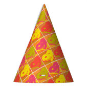 Erdnüsse | Snoopy Pop Art Pattern Partyhütchen (Links)