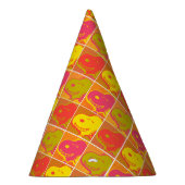 Erdnüsse | Snoopy Pop Art Pattern Partyhütchen (Rechts)