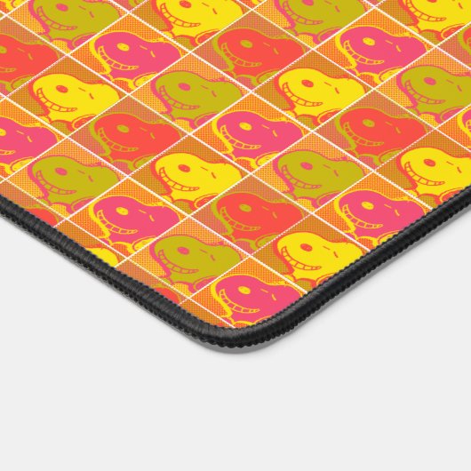 Erdnüsse | Snoopy Pop Art Pattern Schreibtischunterlage (Ecke)