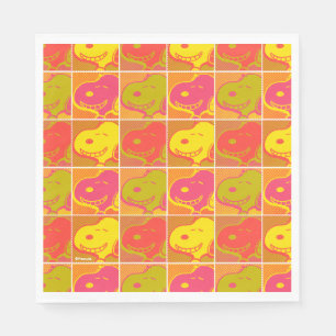 Erdnüsse Snoopy Pop Art Pattern Serviette