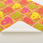 Erdnüsse | Snoopy Pop Art Pattern Sherpadecke (3/4)