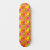 Erdnüsse | Snoopy Pop Art Pattern Skateboard (Vorderseite)
