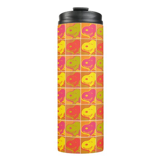 Erdnüsse | Snoopy Pop Art Pattern Thermosbecher (Vorderseite)