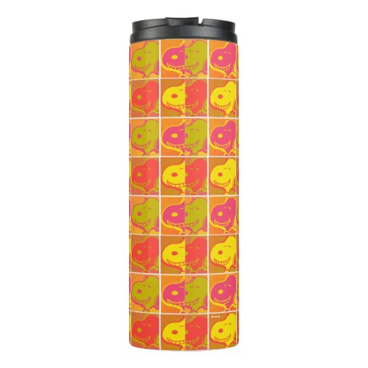 Erdnüsse | Snoopy Pop Art Pattern Thermosbecher (Rückseite)