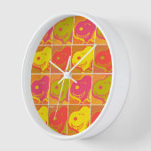 Erdnüsse | Snoopy Pop Art Pattern Uhr (Winkel)