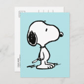 Erdnüsse | Snoopy Postkarte (Vorne/Hinten)